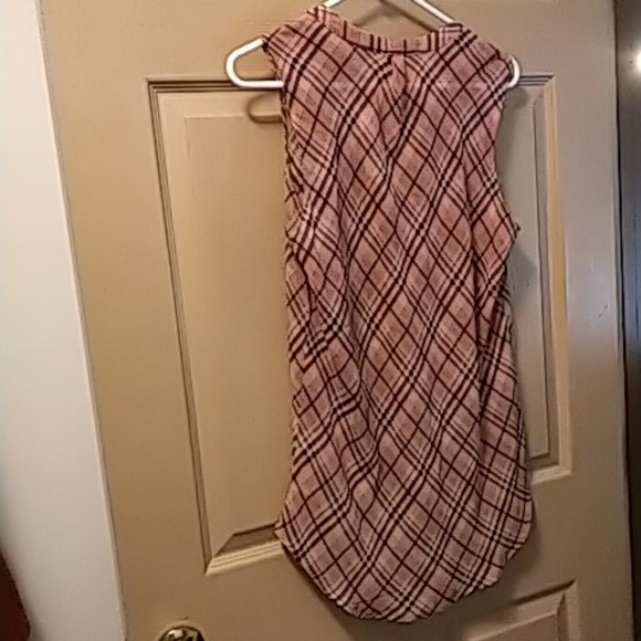 New York Company pink plaid flowing tank top NEW! - Picture 10 of 10
